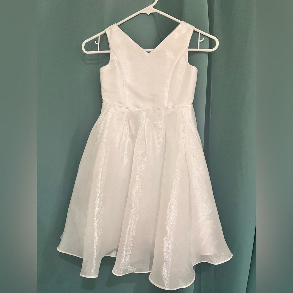 David’s Bridal NWT Elegant White Kids Dress